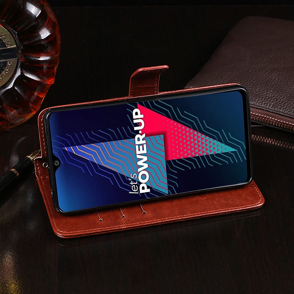 Custodia a portafoglio per Wiko Power U30 con supporto e