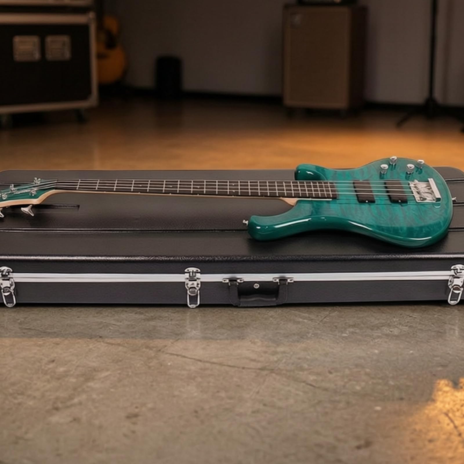Custodia Rigida Rettangolare Durevole, Custodia Per Chitarra Elettrica Rettangolare