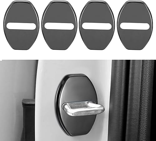 TOMALL 4 piezas de protector de cierre de puerta de coche, compatible con Volkswagen Jetta GLI Beetle Golf GTI Alltrack SportWagen Tiguan Passat,