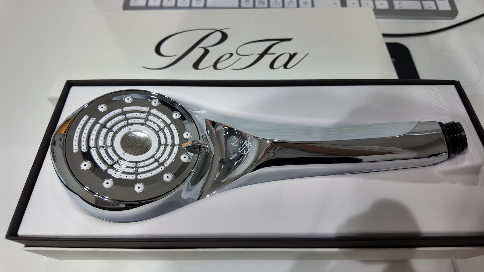 ReFa Fine Bubble U Shower Head, Silver, with Martinique | Ubuy
