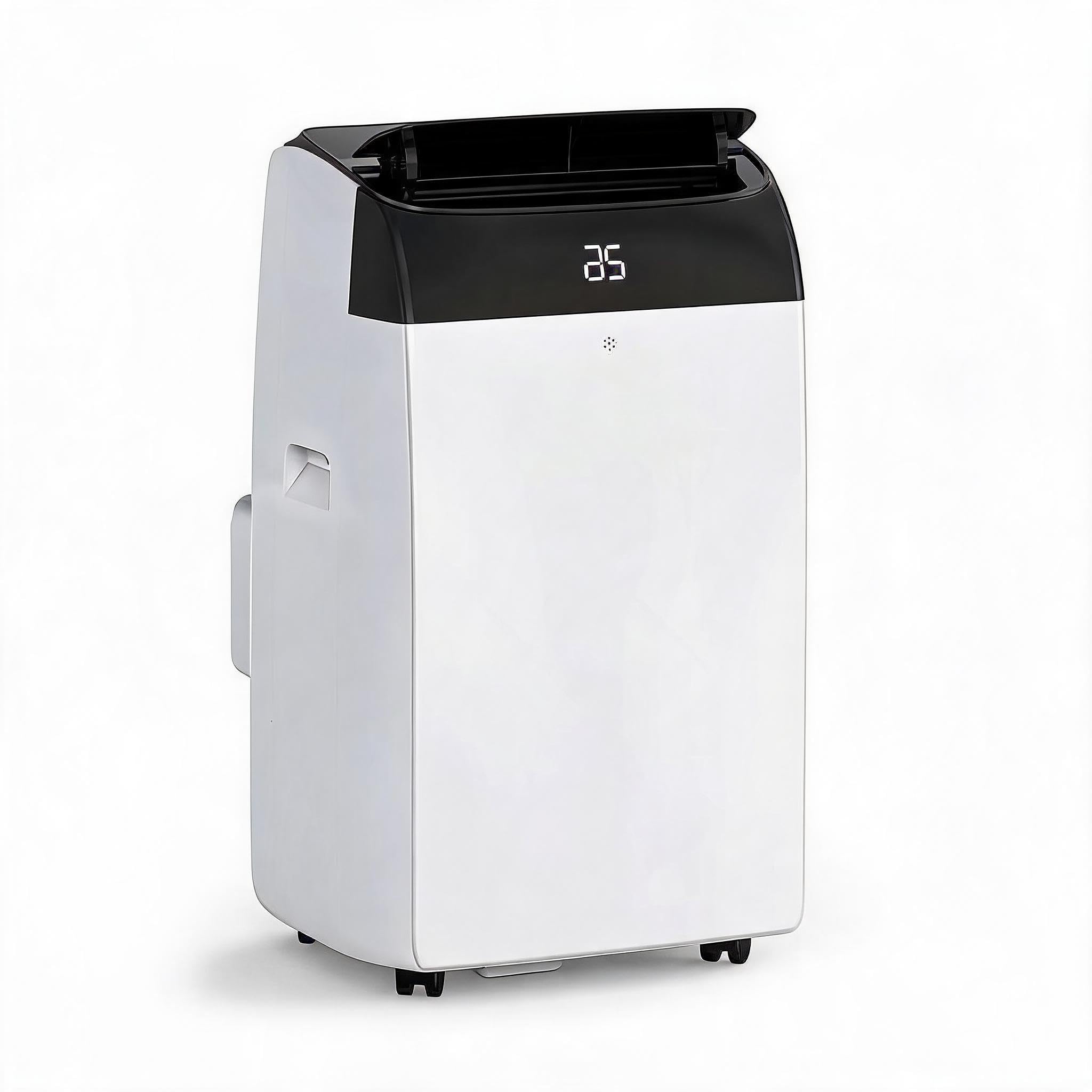 Aptliton White-3 Portable Air Conditioner 10000 Btu – 4-In-1 Mobile Ac With Dehumidifier, Fan, Sleep Mode, Self-Evaporation – 52Db Quiet, 24H Timer, Washable Filter, Energy Efficient, Window Kit – For Rooms