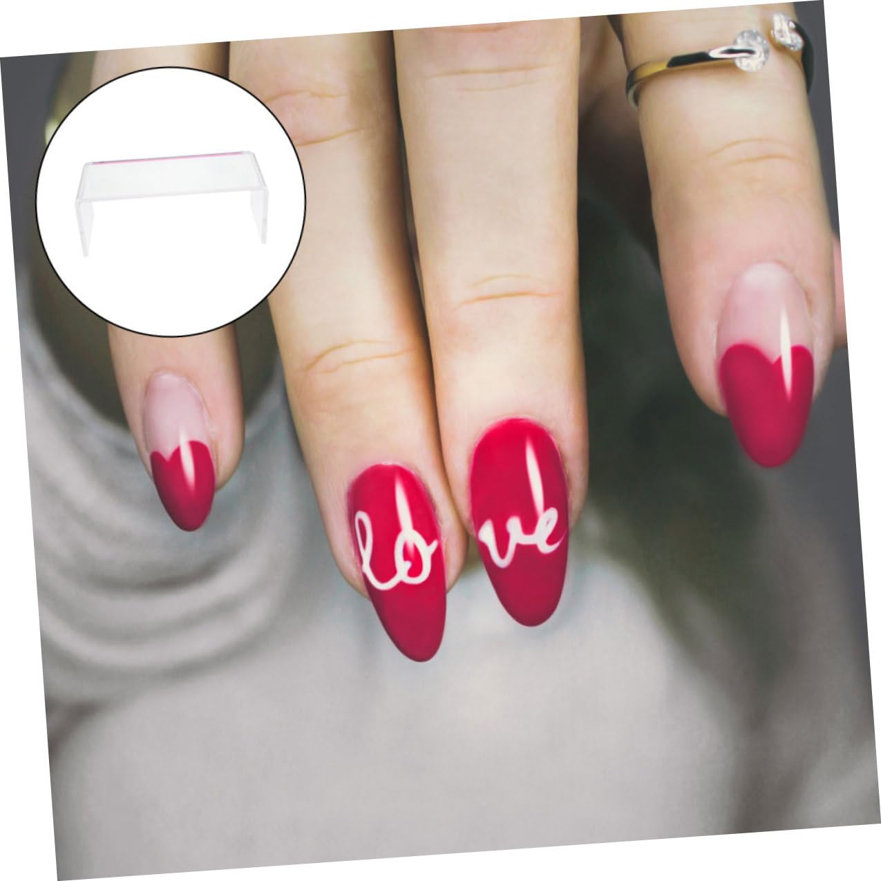 Cuscino Manicure Acrilico Bianco per Supporto del Polso | Uso Salone e Casa, Pratico e Portatile, Aiuta a Proteggere Piano Durante la Limatura