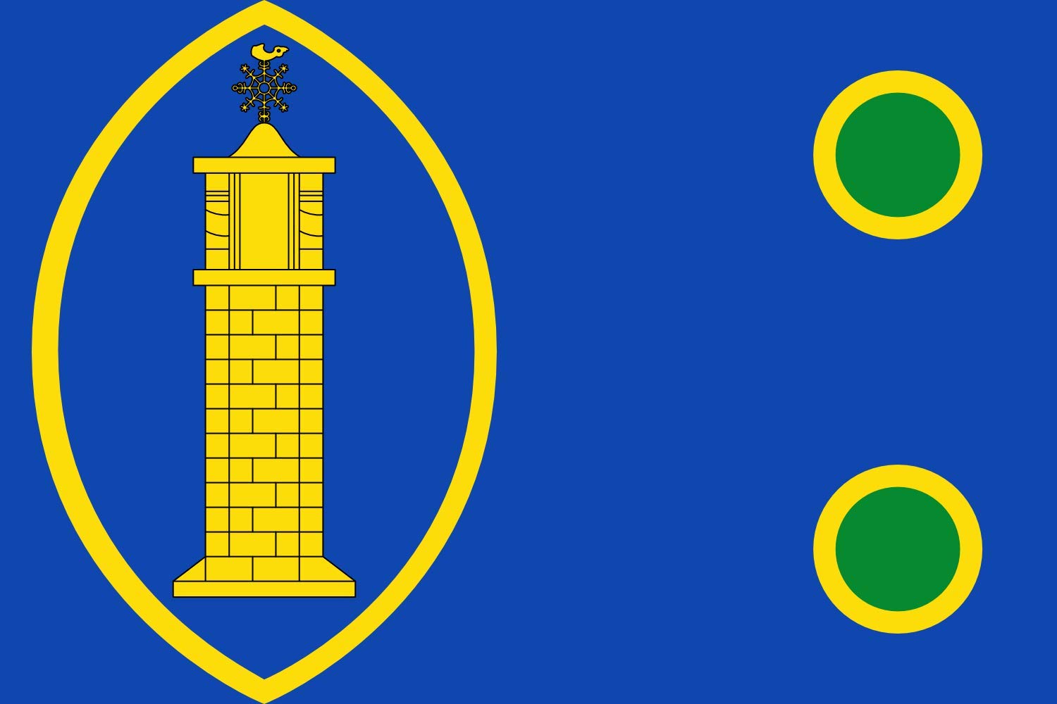 Drapeau Lagueruela Teruel grand format aux finitions de haute précision