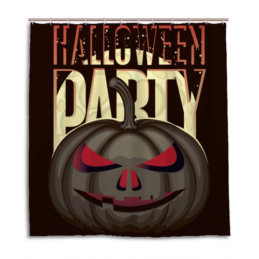 Rideau de douche Halloween 66x72 inch pour transformer votre salle de bain en fête