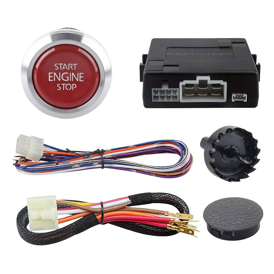 Amazon.com: EASYGUARD ES002-P4 Push Engine Start Stop Module