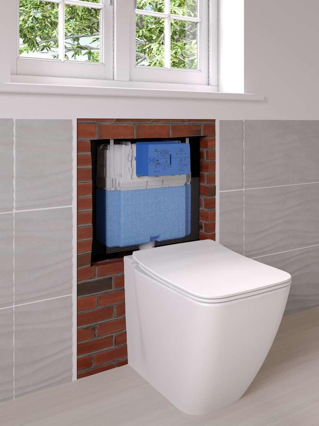Ideal Standard R014767 Módulo de desagüe, azul/neutro