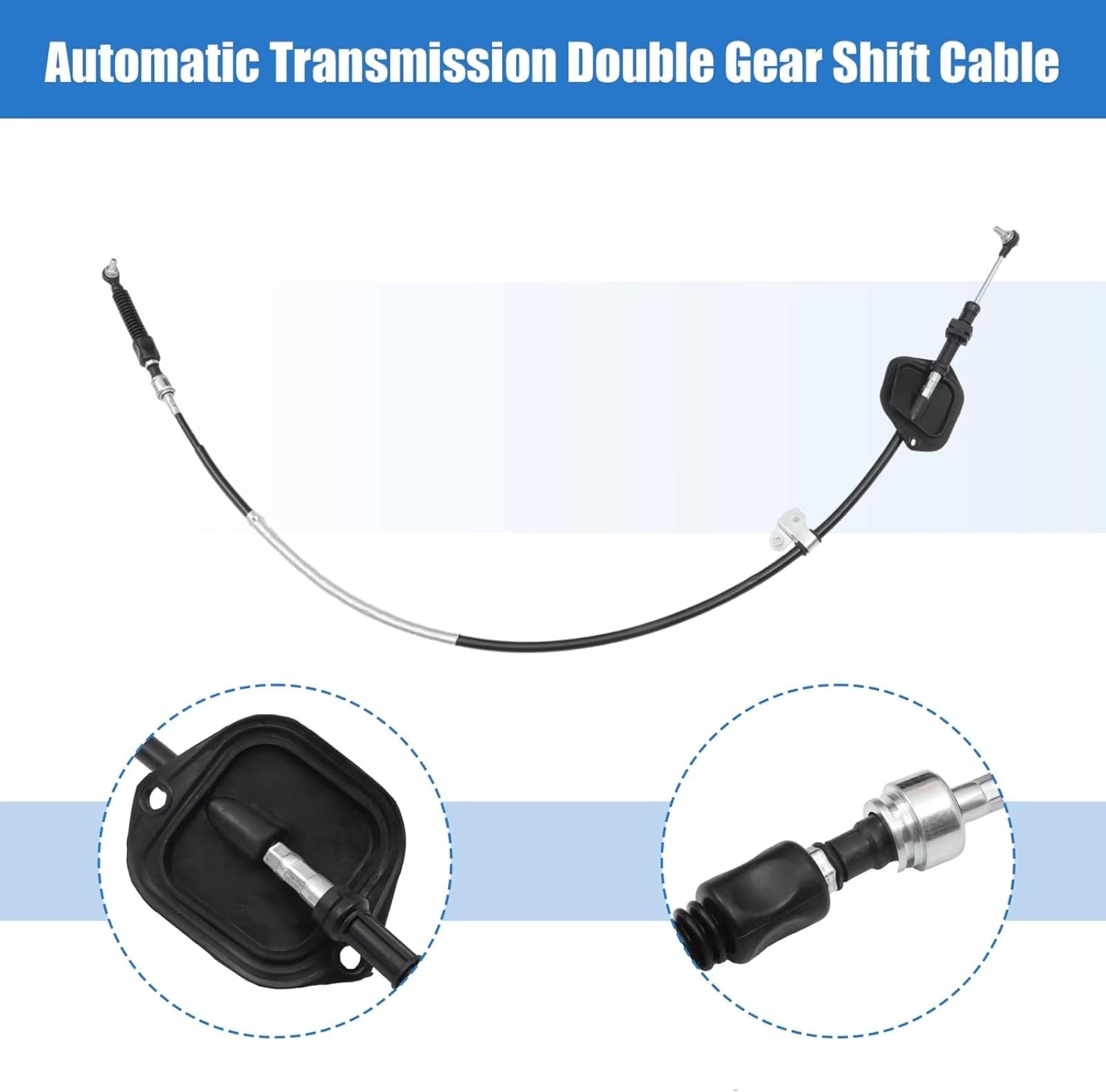 Gear Lever Linkage Cable Compatible with Toyota for Echo 2000 2001 2002 2003 2004 2005 4 Cyl 1.5L Car Gearbox Automatic Transmission Gear Shift Cable 3382052290
