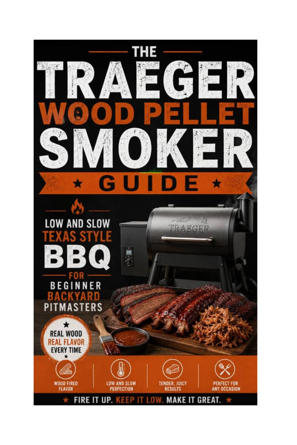 The Traeger Wood Pellet Smoker Guide: Low and Slow Texas Style BBQ for Beginner Backyard Pitmasters