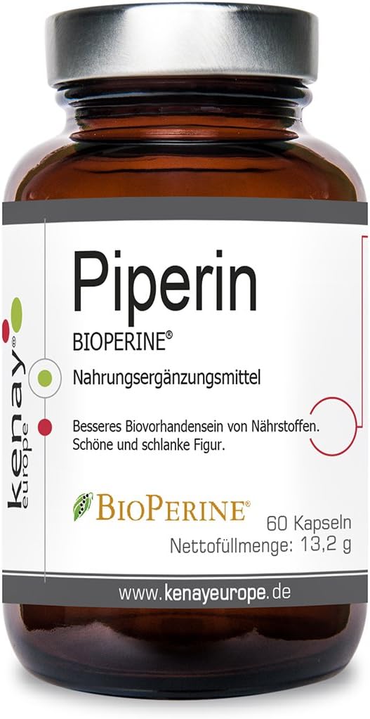 Piperine (BIOPERINE®) 10 mg 60 capsules Kenay Europe