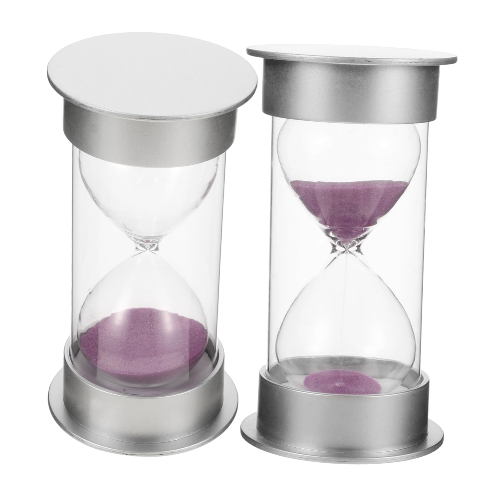 Mikikit 3 Sätze Sanduhr-Timer 20-Minuten-Sanduhr 20 Minuten Timer Sanduhr- 20 Minuten Sanduhr Kreative Sanduhr Multifunktions-sandglas Glas Mit Hohem Borosilikatgehalt 2 Stück * 3