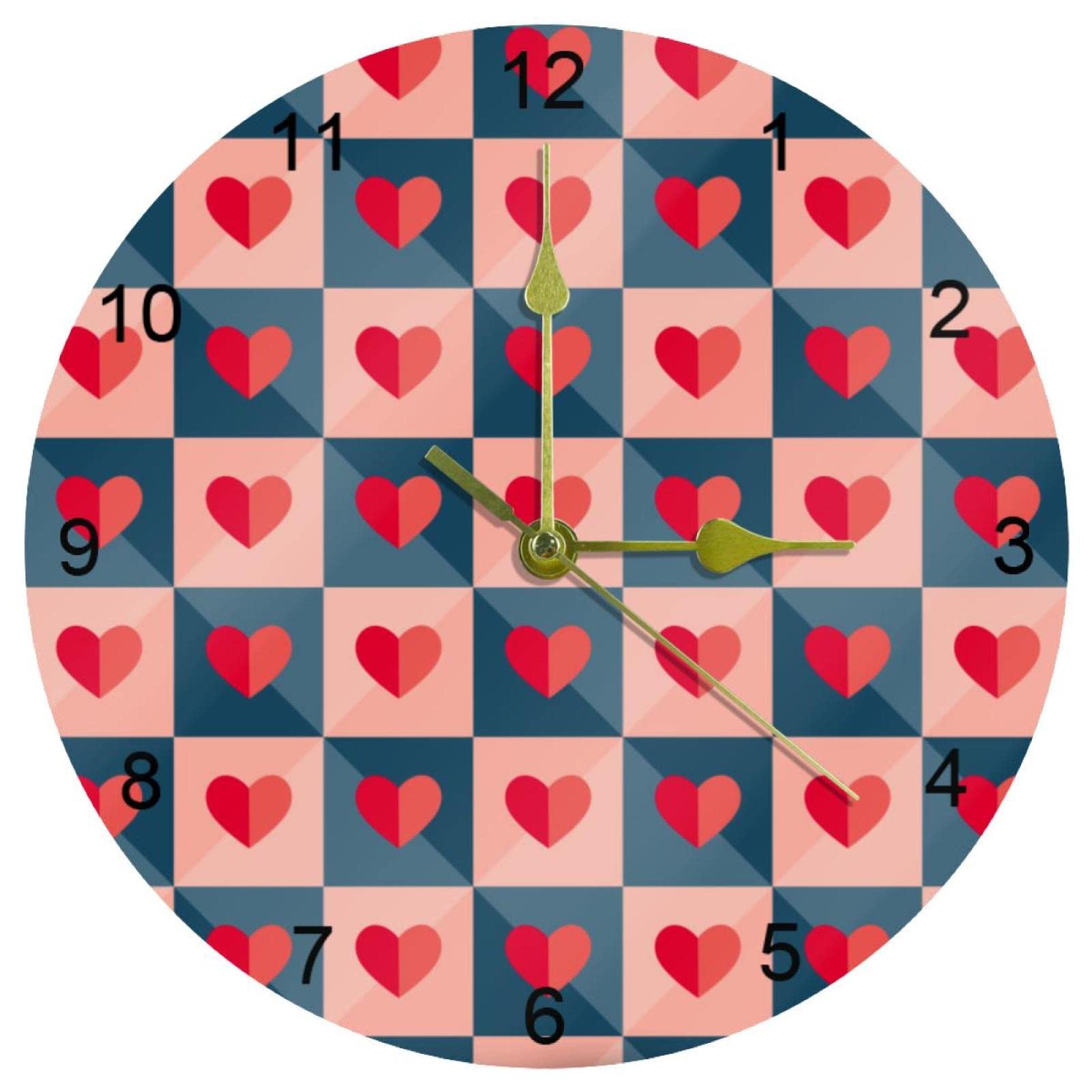 Horloge murale silencieuse en papier pour cuisine et salon : un design épuré et facile à lire