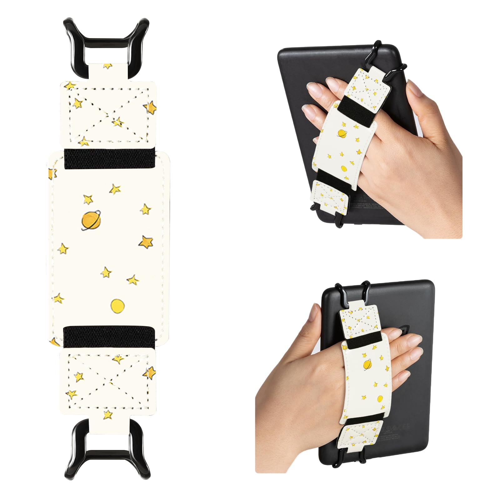 CoBak Secure Hand Strap for Kindle and Tablets - Versatile and Lightweight Finger Grip Holder for 6-7.5