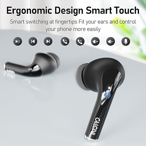 Miniatura 3 de Auriculares inalámbricos, auriculares Bluetooth 5.3 con pantalla de alimentación LED, funda de carga, auriculares inalámbricos verdaderos con sonido