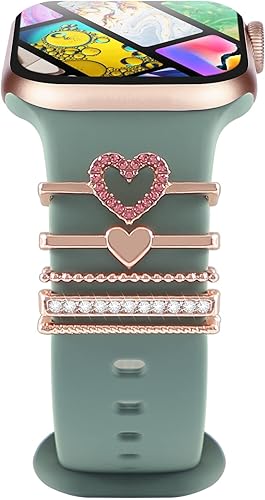 Miniatura 9 de Dijes para correas de reloj Apple Watch de 1.772 in, 1.732 in, 1.654 in, 1.614 in, 1.575 in, 1.496 in, 1.929 in, iWatch Ultra Series 9, 8, 7, SE, 6,