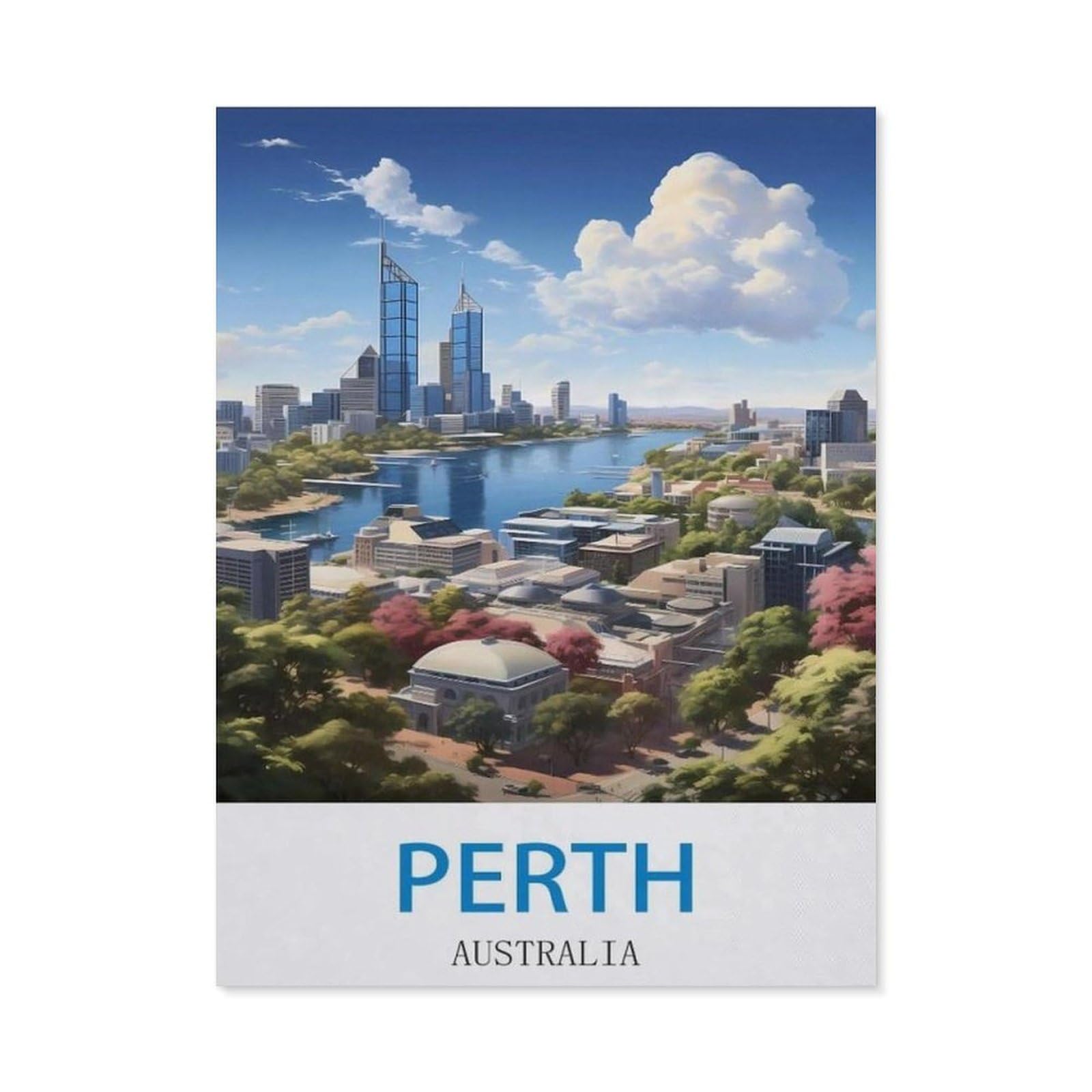 BEAYODKP DIY Diamond Painting，Perth Australia（50x60cm）