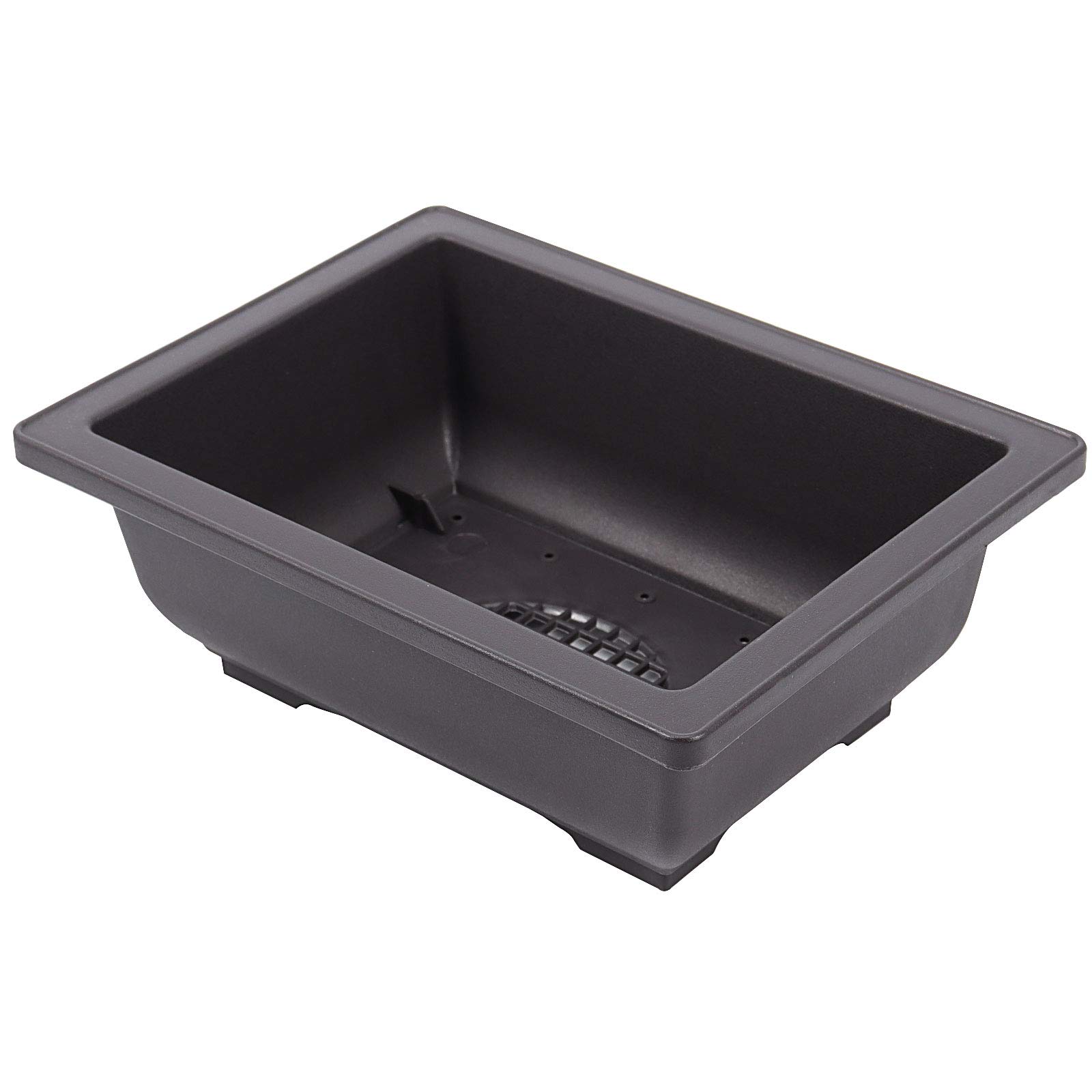 Lot de 15 pots rectangulaires en plastique pour bonsaï - 16,5 cm