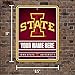 Rico Industries NCAA Iowa State Cyclones Personalized/Custom Metal 8.5