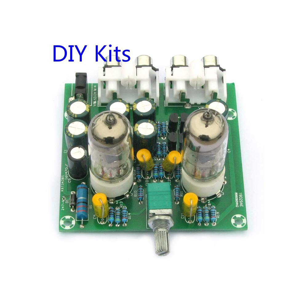 6J-I préamplificateur de Bile à Tube électronique, AC12V 1A 6J-1 préampli de Valve électronique Tube préampli de Bile stéréo, kit de Bricolage d'effecteur de Tampon