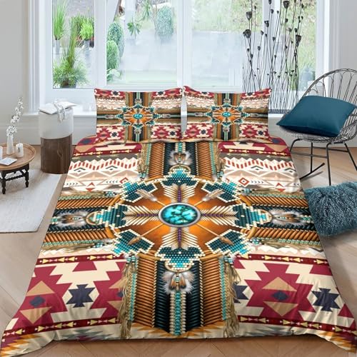Housse de couette loup 3D parure douce avec zip pour lit double - 4