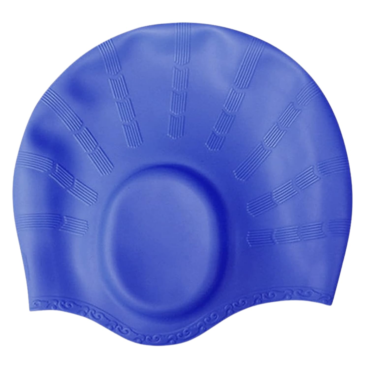 KARBD Silicone Swimming Cap with Ear & Hair Protection Unisex Water Sports Long Hair Cover Swim Pool Head Cap for Children Kids Adults Men Women Boys Girls (Universal Size, Ear Protection Dark Blue) (B0CHYCJWYC) Amazon Price History, Amazon Price Tracker