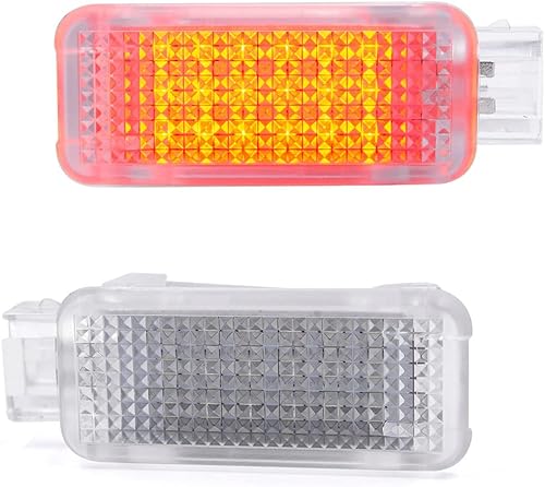Miniatura 1 de NJSBYL Golf GTI MK5 MK6 LED Interior Cortesía Lámpara para VW Touareg Eos Passat B5 B6 CC Golf 456 Sharan Beetle Rojo Guantera LED Bajo la Puerta