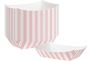 Pink Party Snacks Paper Food Trays