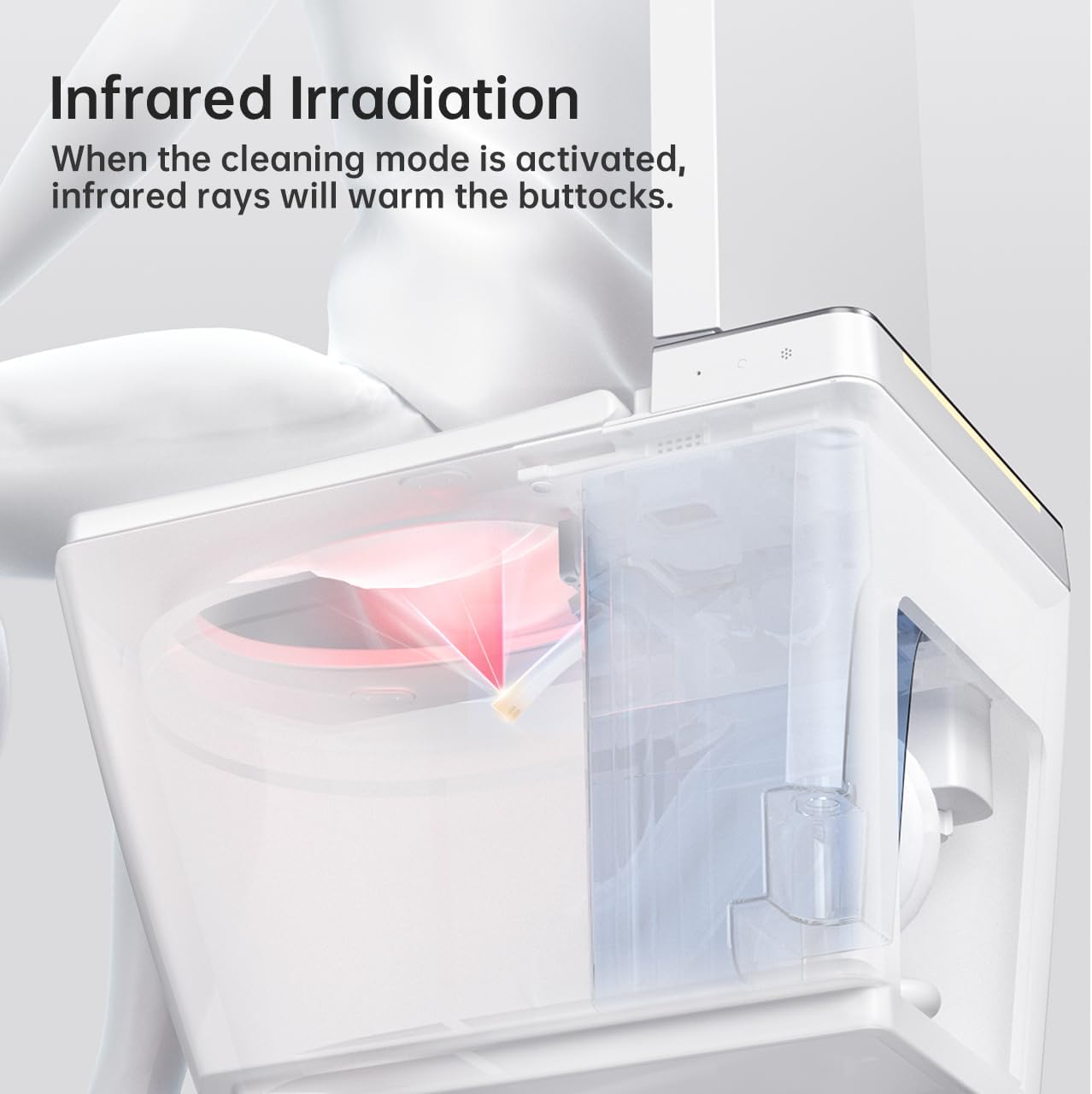 Smart Toilet Bidet with Auto Open Close,Foam Dispenser, Aromatherapy Cleaning,ADA Comfort Height, Auto Flush,Heated Seat,High Speed Drying,One Piece Elongated Toilet with Tank Built in ST120