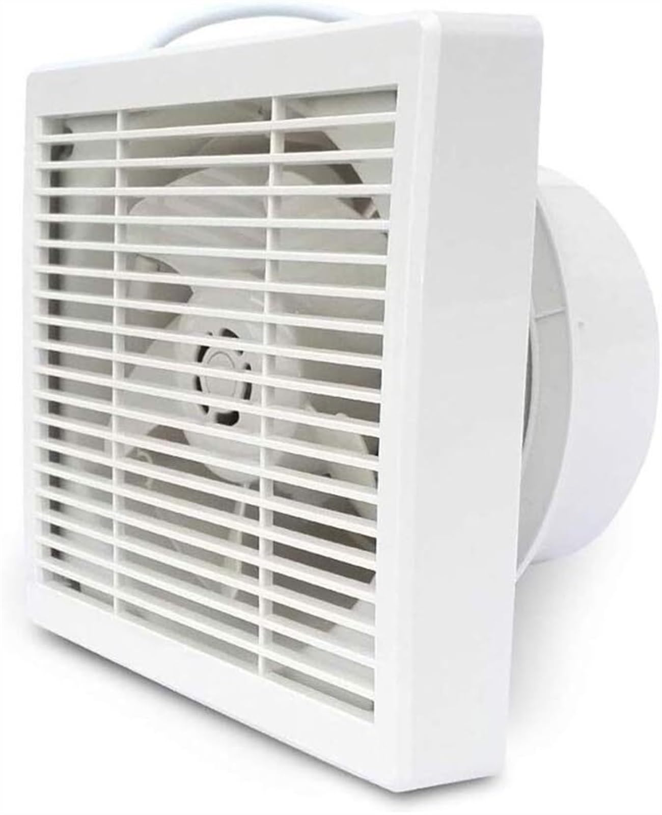 Ventilateur d'extraction de salle de bain carré blanc pour faux plafond