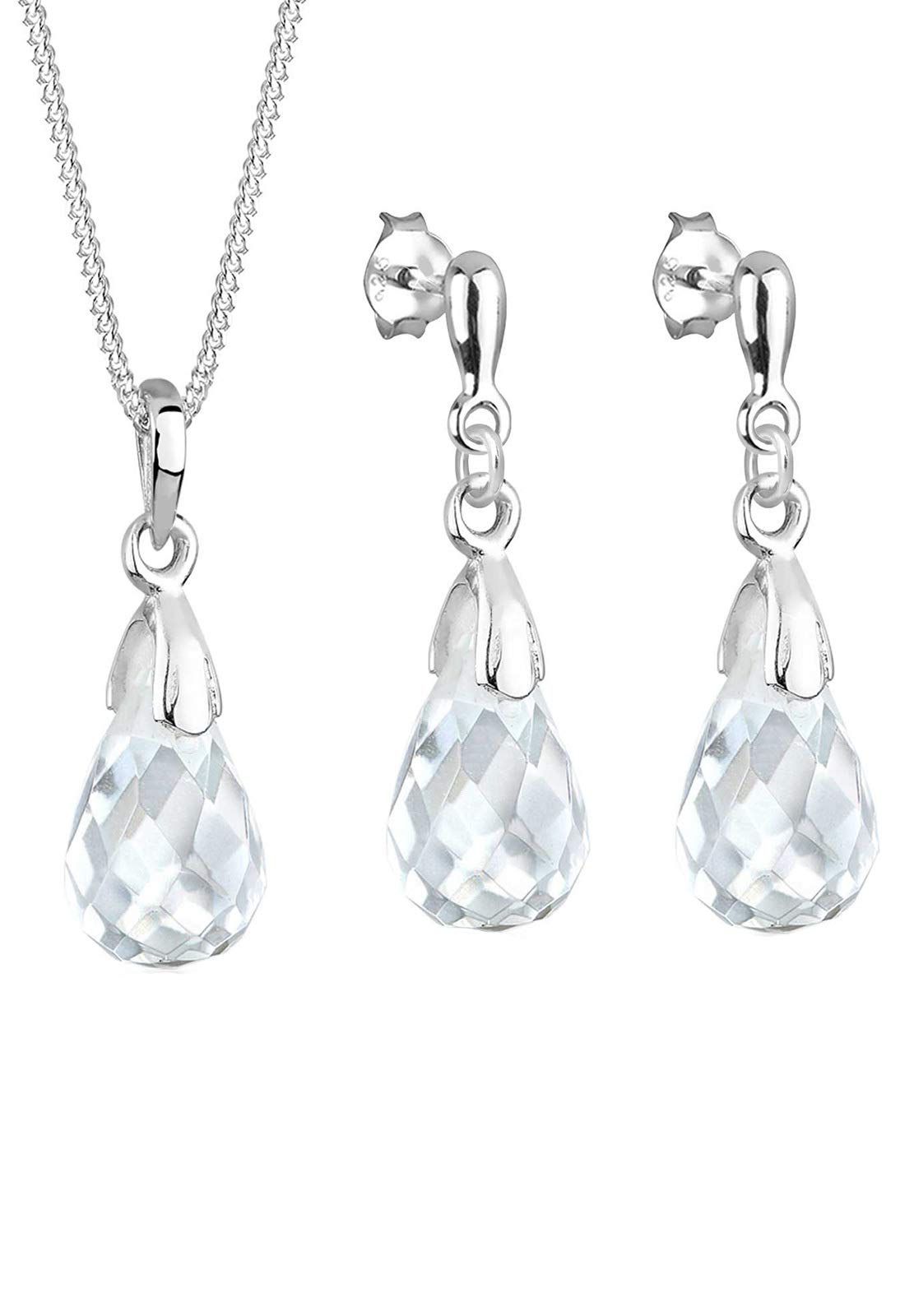 Elli 0901280612_55 Sterling Silver 925 Jewellery Set - 55cm length