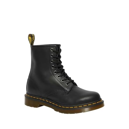 Dr. Martens 1460 Nappa, Botas Militares Unisex, Negro (Black), 38