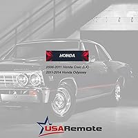 Vista 4 de Llavero de control remoto de entrada sin llave compatible con Honda Civic LX 2006-2011 / Odyssey 2011-2014 (N5F-S0084A)