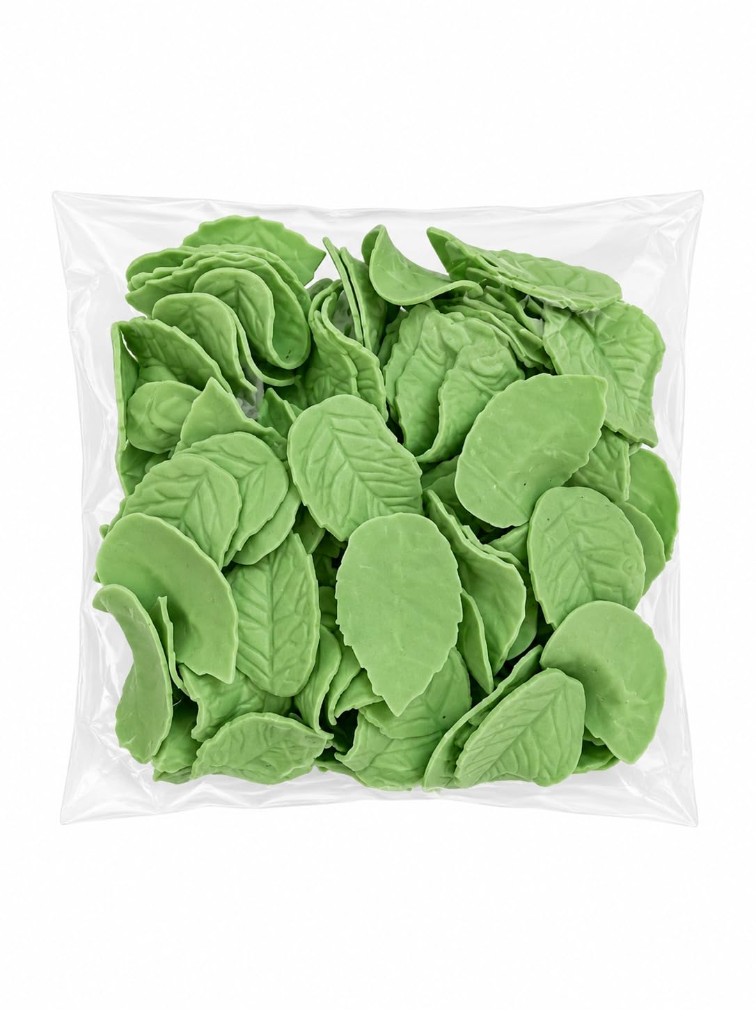 SHREYAS Medium Green Thai Clay Leaf for Craft/Artificial Clay Leaf for Home D�cor/Handmade Leaf for Art/Craft and Decoration_(Pack of 100)-image-32