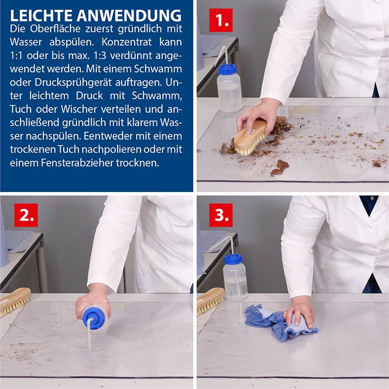 MELLERUD Terrassendach Reiniger Konzentrat | 1 x 1  l | Für Glas, Kunststoff & Acryl – Tiefenreinigung & Schutzfilm 4