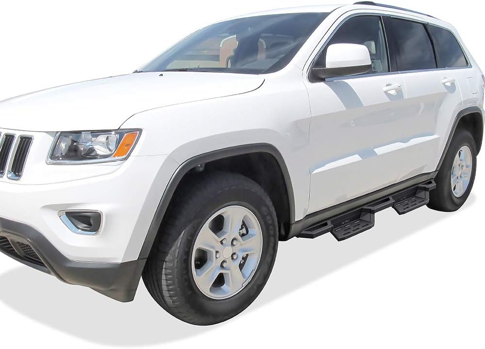Tuxtreme Stainless Steel Running Boards Side Bars Compatible with Jeep Grand Cherokee 2011-2021 (Include 22 WK)(Exclude Limited X & High Altitude & Summit & SRT & SRT8 & Trackhawk & Trailhawk)