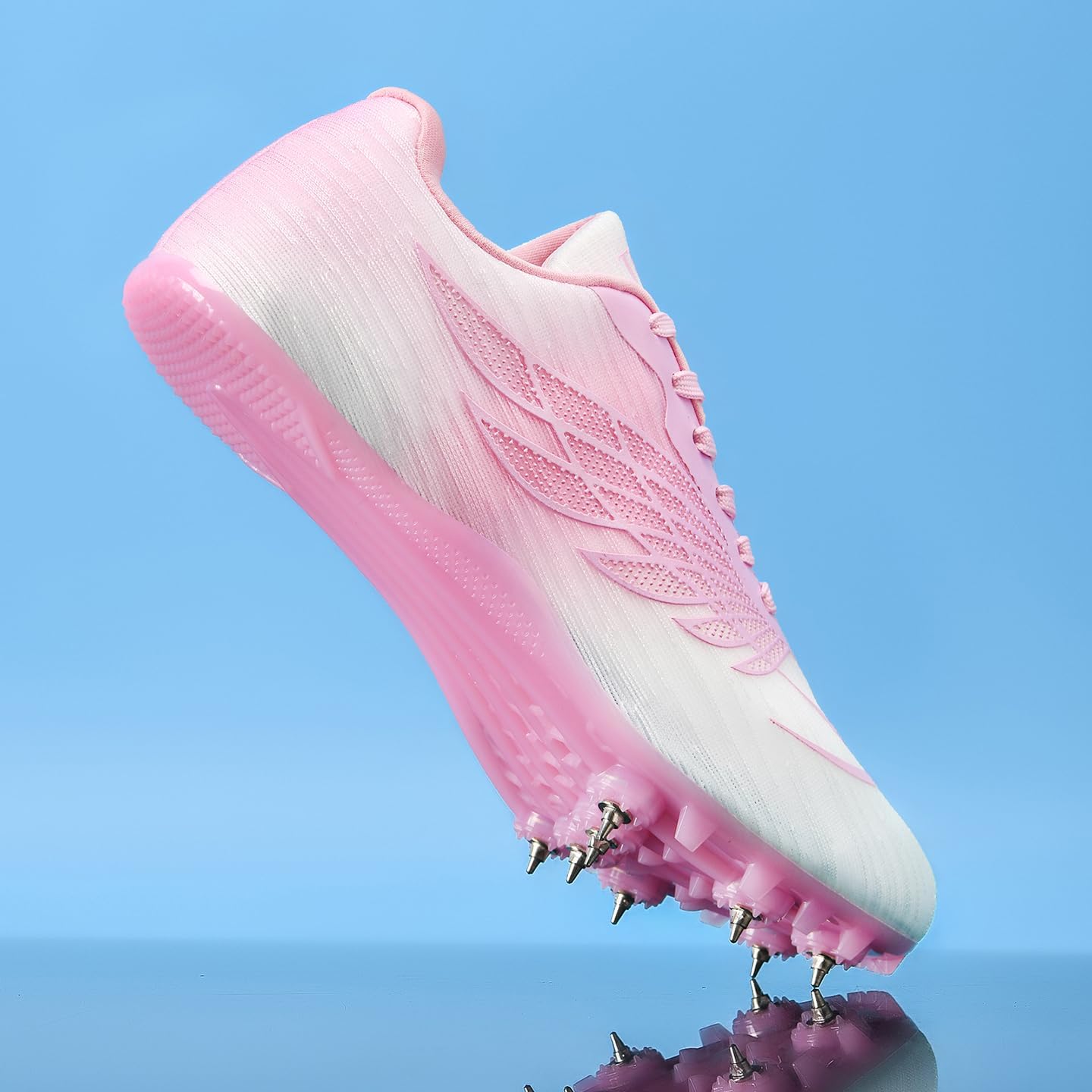 Track and Field Shoes for Men Women 8 Spikes Boys and Girls Kids Running Racing Shoes