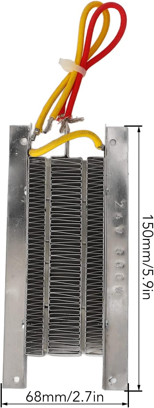 Calefactor Eléctrico Cerámico PTC 24V 800W miniatura 2