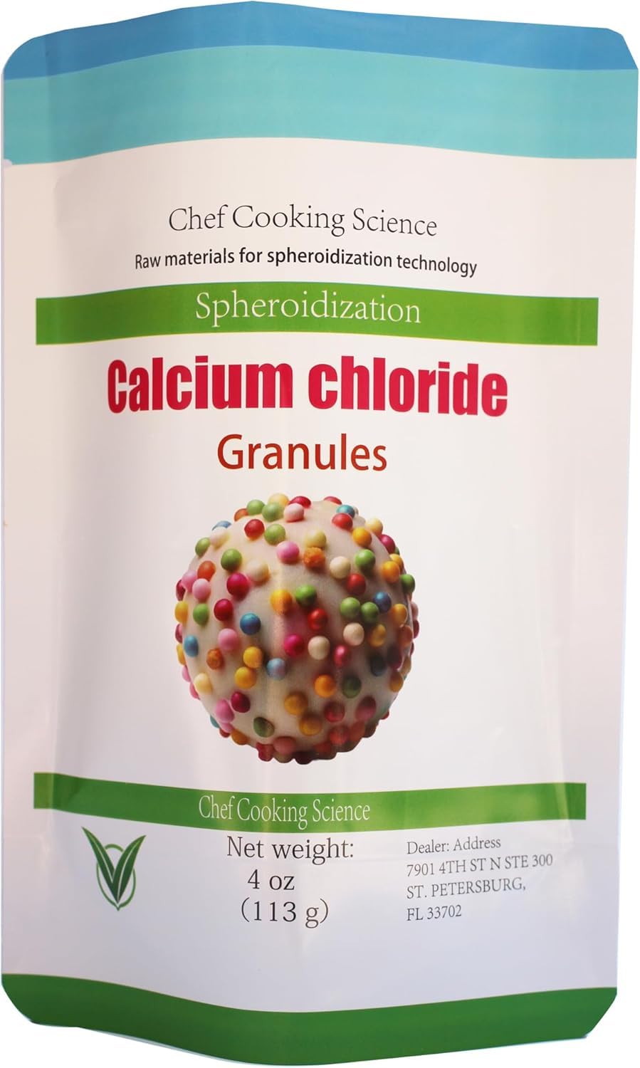 Calcium Chloride & 100% Food Grade - Molecular Gastronomy - 113 g (4 oz)
