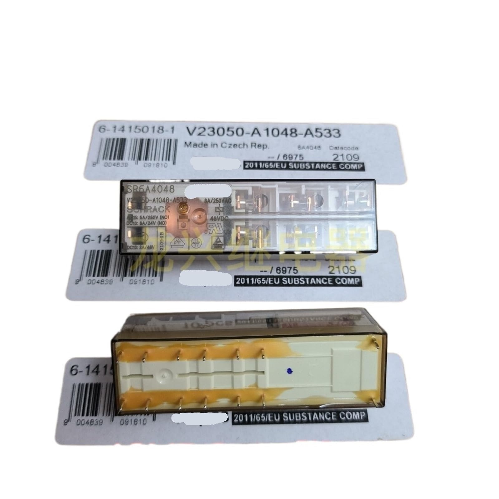 Relais V23050-A1048-A533 NISZA SR6A4048 V230s pour circuit imprimé industriel