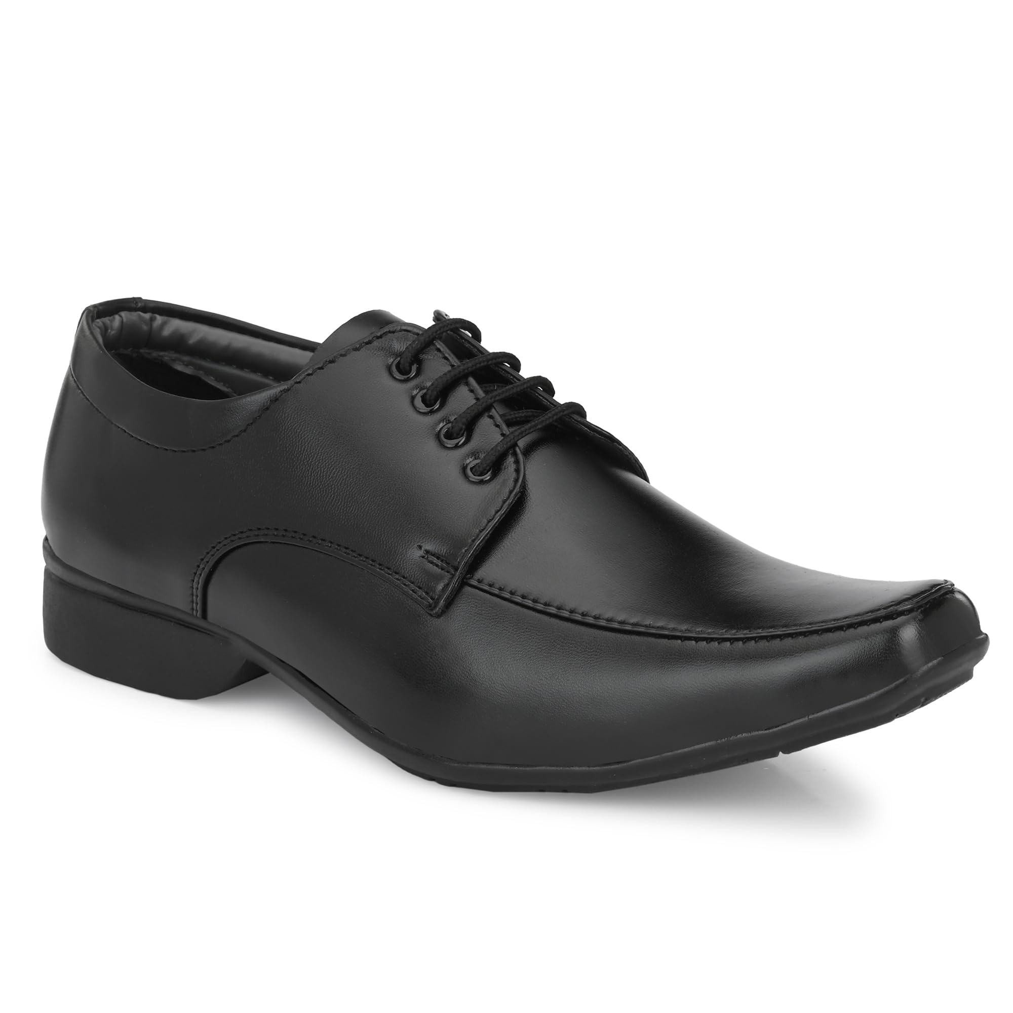 Brown Leather Formal Lace Up Shoes for Men | Comfortable Walking | Classic Design|| Breathable | Slip Resistant-image-12