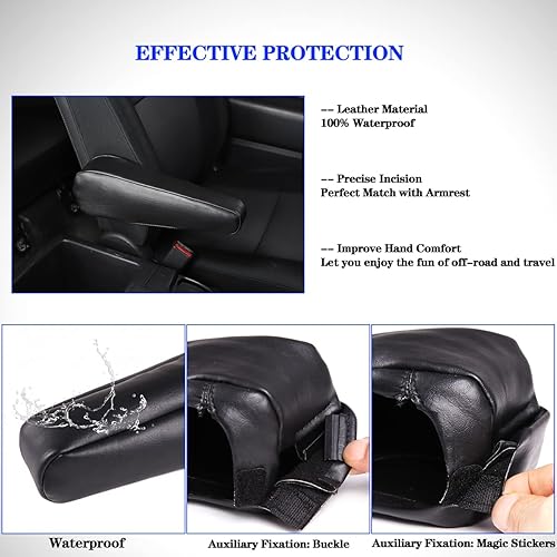 Miniatura 4 de Funda para reposabrazos de conductor Toyota FJ Cruiser 2007-2021, funda para reposabrazos lateral izquierdo, accesorios de protección, 1 unidad