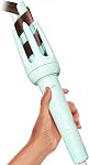 Whiteleopard Rotating Automatic Hair Curler Wand, 4 Temperature Levels & 3 Timer Settings, Anti-Scald Anti-Tangle Curling Iron with Auto Shut-Off for Hair Styling (Pink)