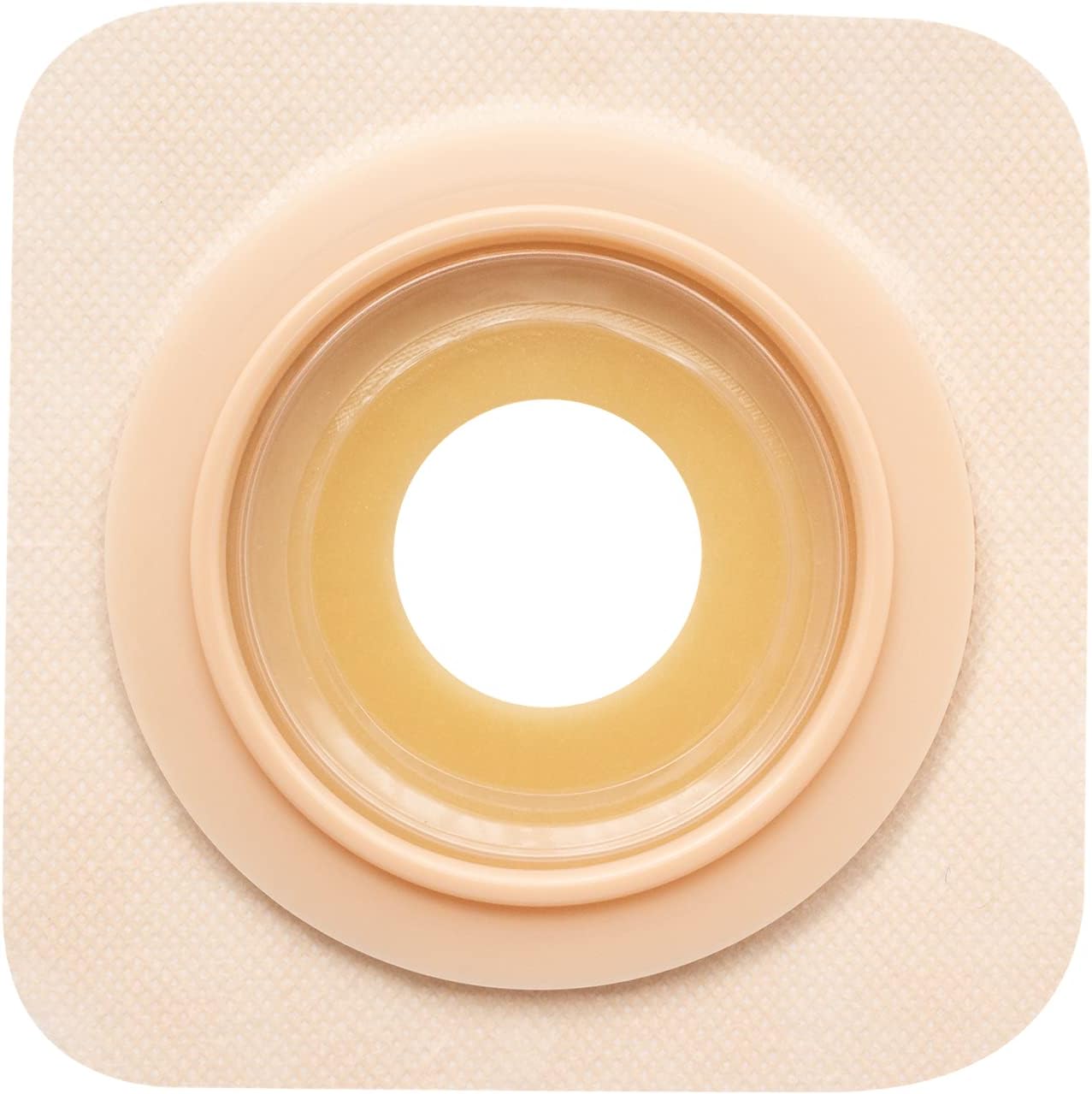 ConvaTec 51421041BX - Natura Moldable Durahesive Skin Barrier Accordion Flange with Hydrocolloid Flexible Collar, Opening 1-5/16 to 1-3/4 (33 45mm), Flange 2-3/4 (70mm)