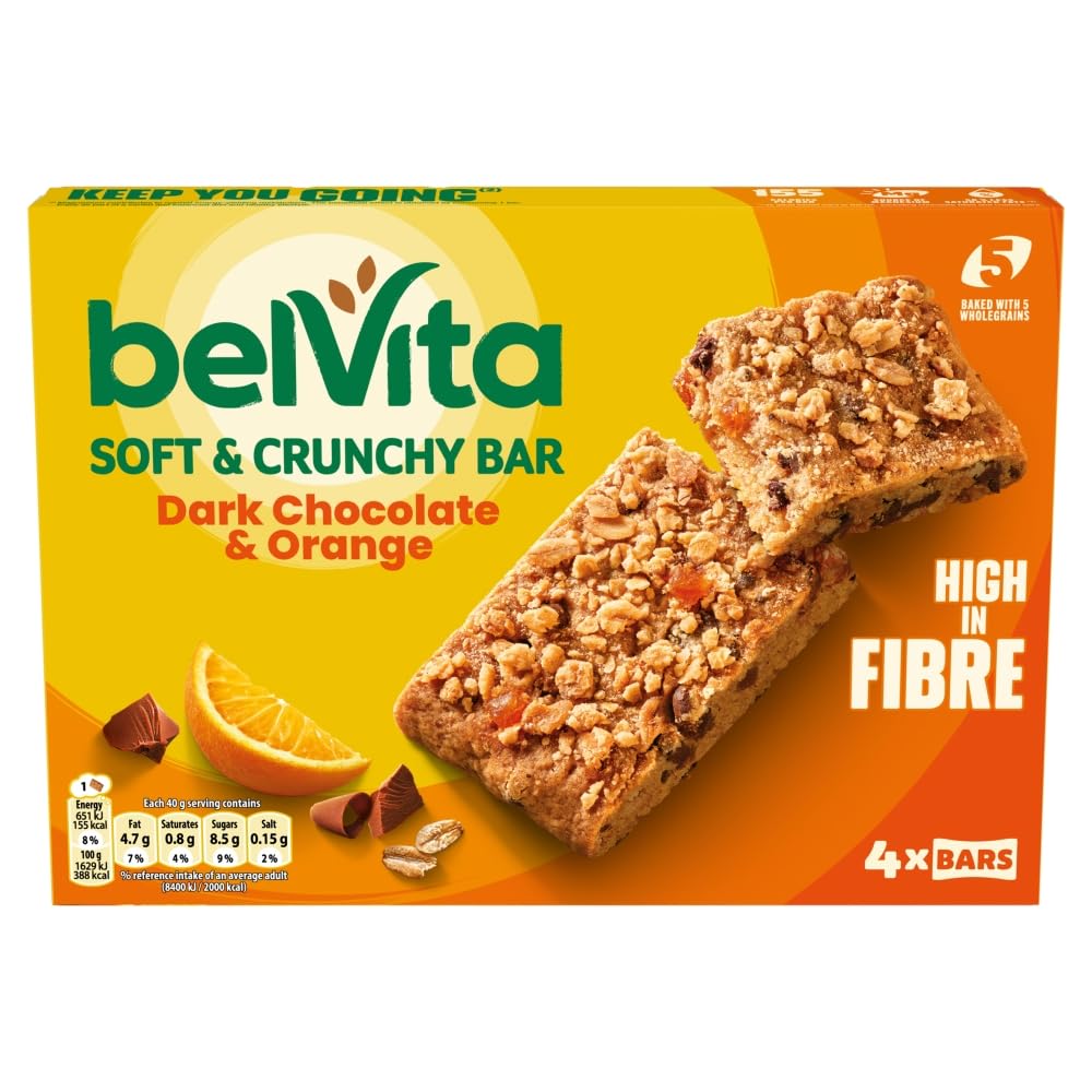 BelvitaBaked Bar Orange and Chocolate 160g