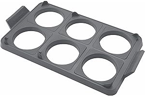 Cuisinart CGR-600 7-Piece Griddle Egg Ring Tray; Make Perfect Eggs on Your Griddle