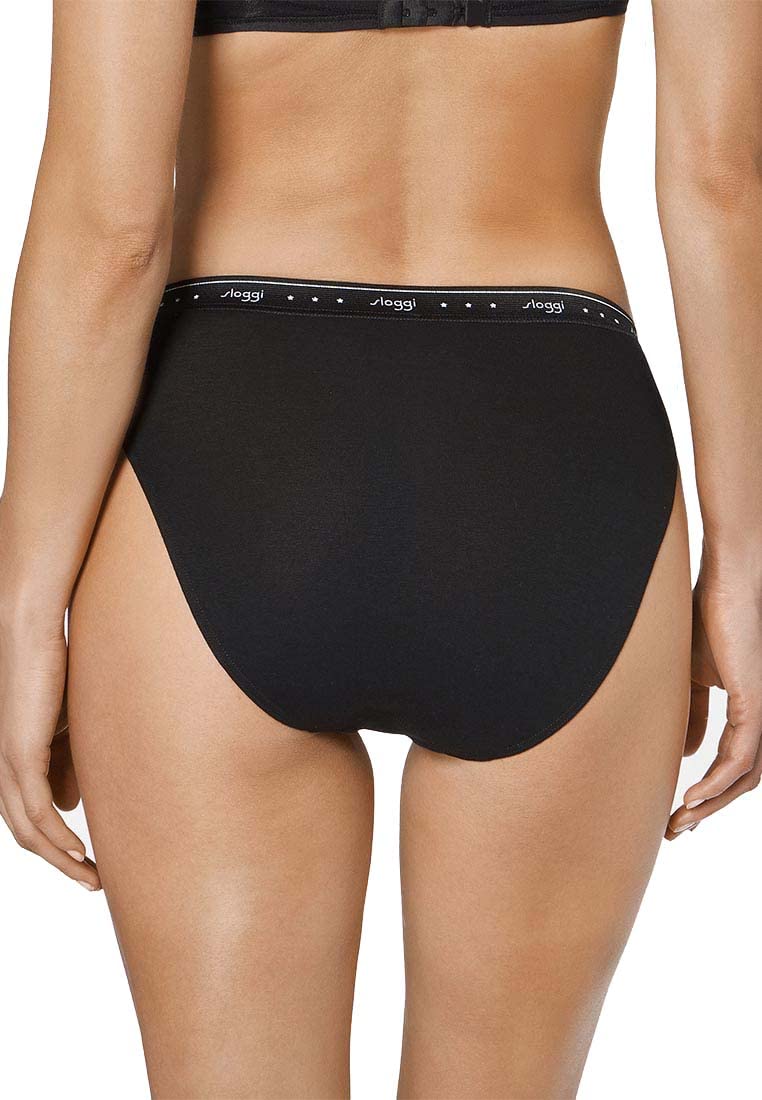 Sloggi 6 Pezzi Slip Sgambati Donna 24/7 100 Tai