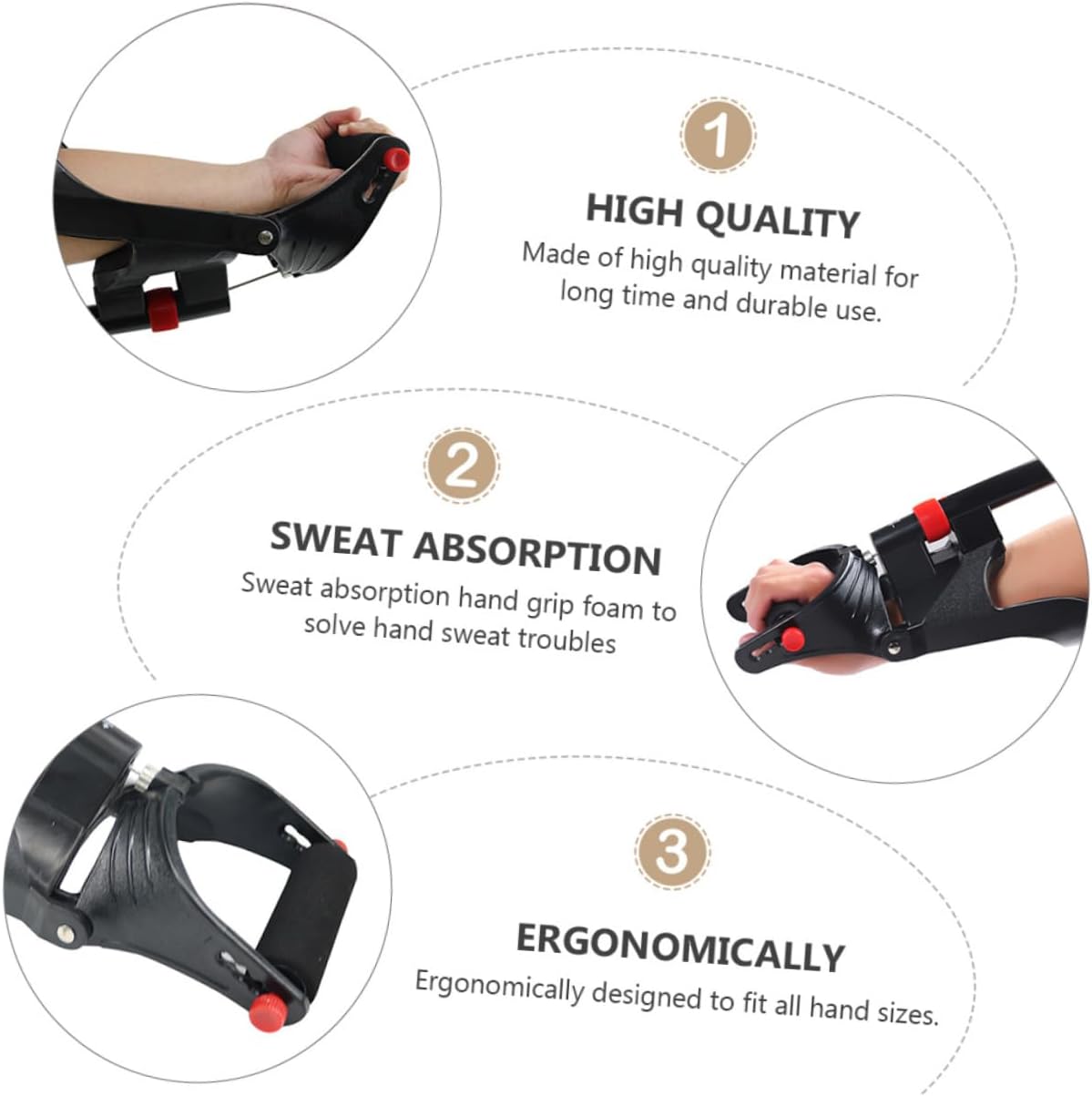 UPKOCH Portable Wrist Strength Trainer Fitness Device Adjustable Hand Grip Exerciser for Muscle Building Forearm Strengthening and Injury Recovery for Home and Gym Workouts