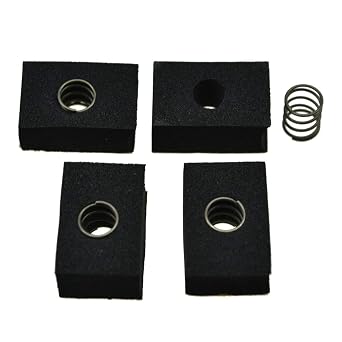 Guitar Parts for Pack of 4 Pickup Height Foam Adjustment Pads W/Spring for P Bass/Jaquar Pickups