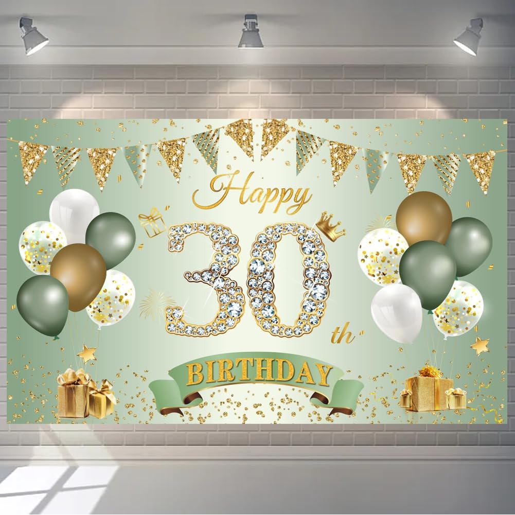 Bannière De Fête D'anniversaire 30 Ans Géante Extra Large