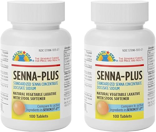Vista 19 de GeriCare Senna Plus - Tabletas laxantes, 50 mg / 8,6 mg de fuerza Docusate Sodium / Sennosides (1000 tabletas)