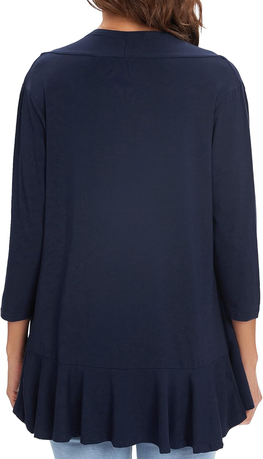 Urban CoCo Women's 3/4 Sleeve Casual Cardigans for Women Trendy Open Front Lightweight Cover Ups - Image 5